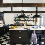 10 вариантов оптимального дизайна черно-белой кухни