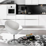 10 вариантов оптимального дизайна черно-белой кухни