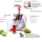 Устройство шнековой соковыжималки