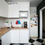 черно-белая кухня