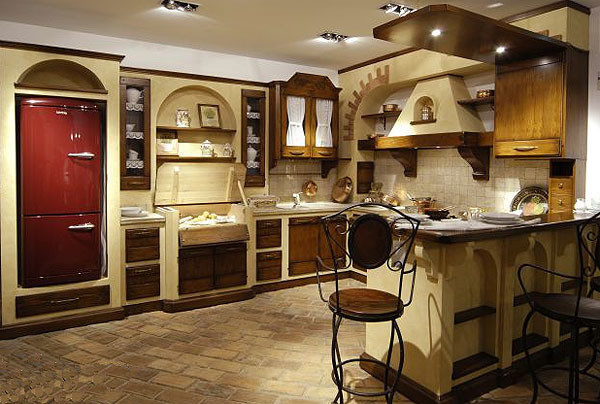 Итальянский стиль в интерьере современной кухни