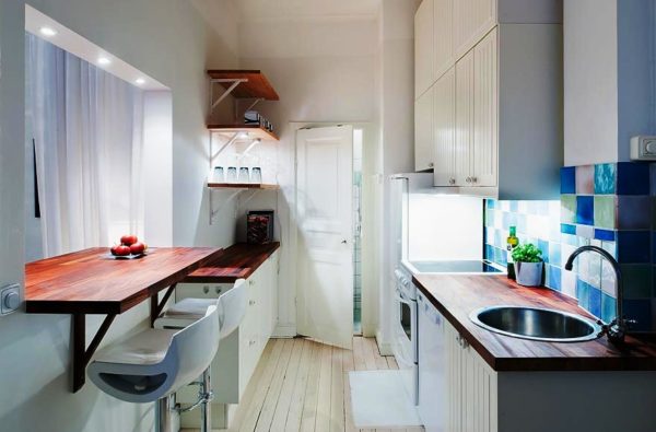 Дизайн узкой малогабаритной кухни: как обустроить длинную узкую кухню