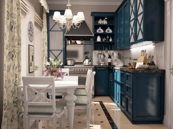 Дизайн интерьера небольшой кухни в стиле прованс — поистине прекрасное решение и для городской квартиры и для частного дома