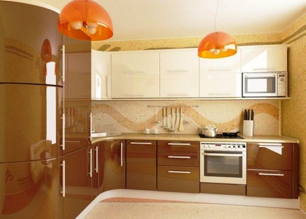 Как обустроить маленькую кухню площадью 6 кв. метров: фото дизайна интерьеров