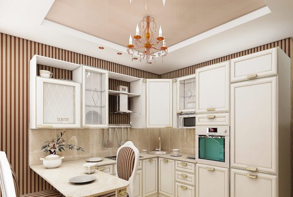 Классика всегда в моде: как оформить дизайн интерьера маленькой кухни в классическом стиле