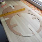 Шаблон для вырезания отверстия в столешнице под раковину