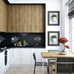 Угловая планировка - самый оптимальный вариант для небольшой прямоугольной кухни гостинной