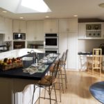 Дизайн угловой кухни с барной стойкой 2