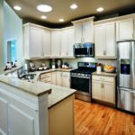 Дизайн угловой кухни с барной стойкой 3