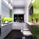 Для отделки стен на куне в стиле хай-тек нужно использовать только качественные материалы