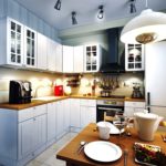 Освещение маленькой кухни