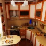 Освещение маленькой кухни