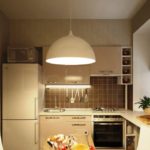 Г-образная планировка поможет сэкономить площадь тесной кухни