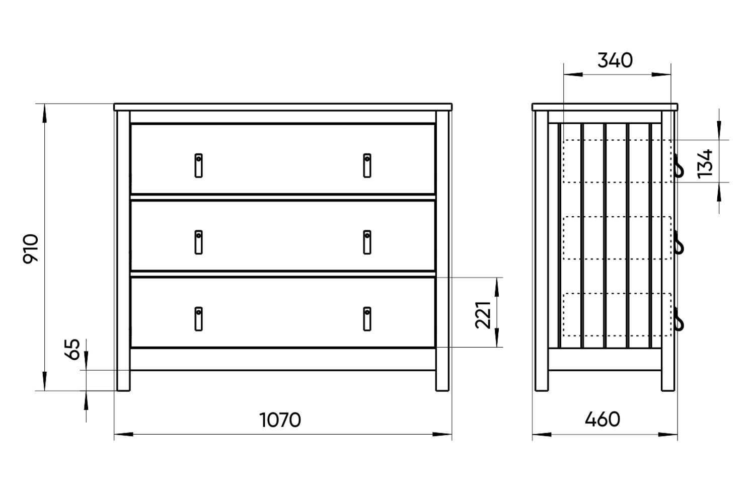 Комод Wood 468279