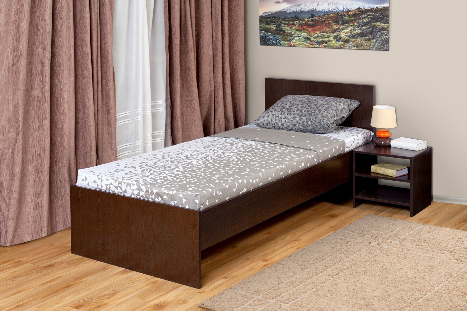 Кровать без подъёмного механизма Николь 90х200 см