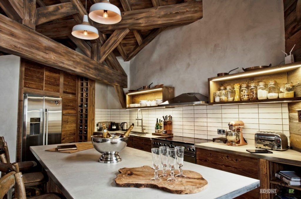 Кухня в стиле шале: как создать современный альпийский дизайн