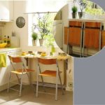 Главная цель установки раскладного, складного или откидного стола – сделать пребывание на маленькой кухне максимально комфортным