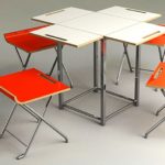 Складные табуреты для маленькой кухни 2