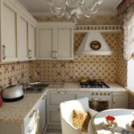 Современный дизайн кухни в классическом стиле