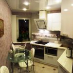 Хорошее освещение сделает маленькую кухню просторнее