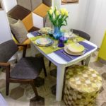 Дивани в обеденной зоне на маленькой кухне 4