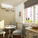 Если хозяйке отведено для кухни лишь 5 кв. метров - это не повод забраковать идею дизайнера о создании эффектной функциональной обеденной зоны