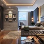 гениальный потолок из гипсокартона в спальне