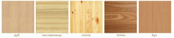 Порода древесины для кухонных фасадов