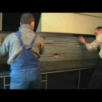 Монтаж МДФ фартука