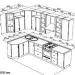стандартные размеры кухни