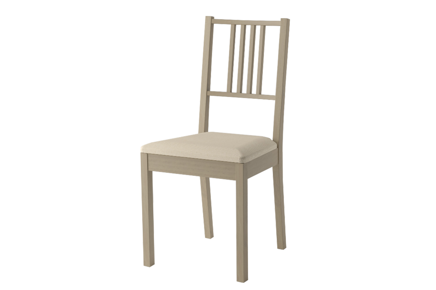 стул на белом фоне деревянный